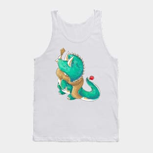 Trimmed Triceratops Tank Top